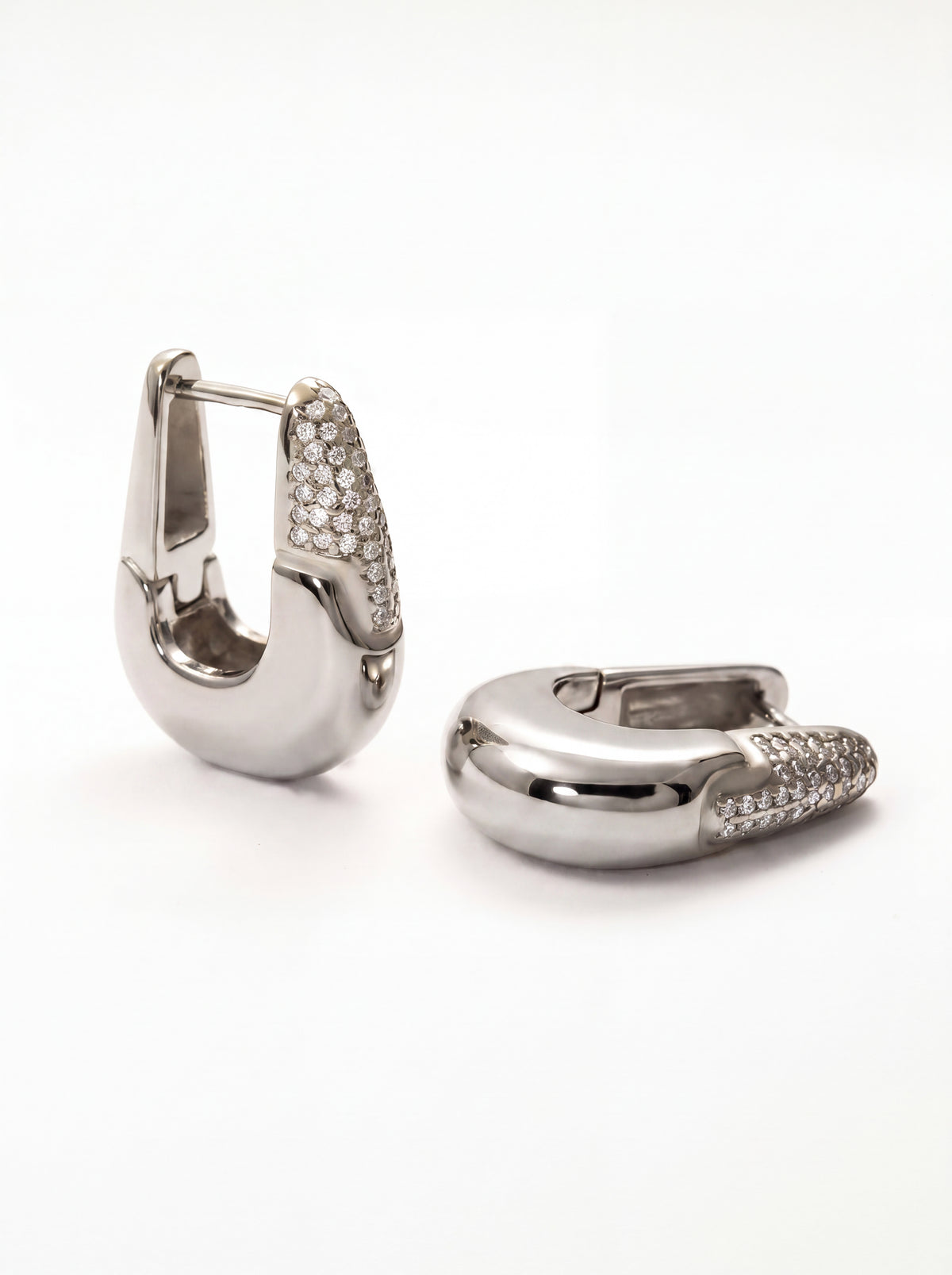 Fuse Silver Earrings