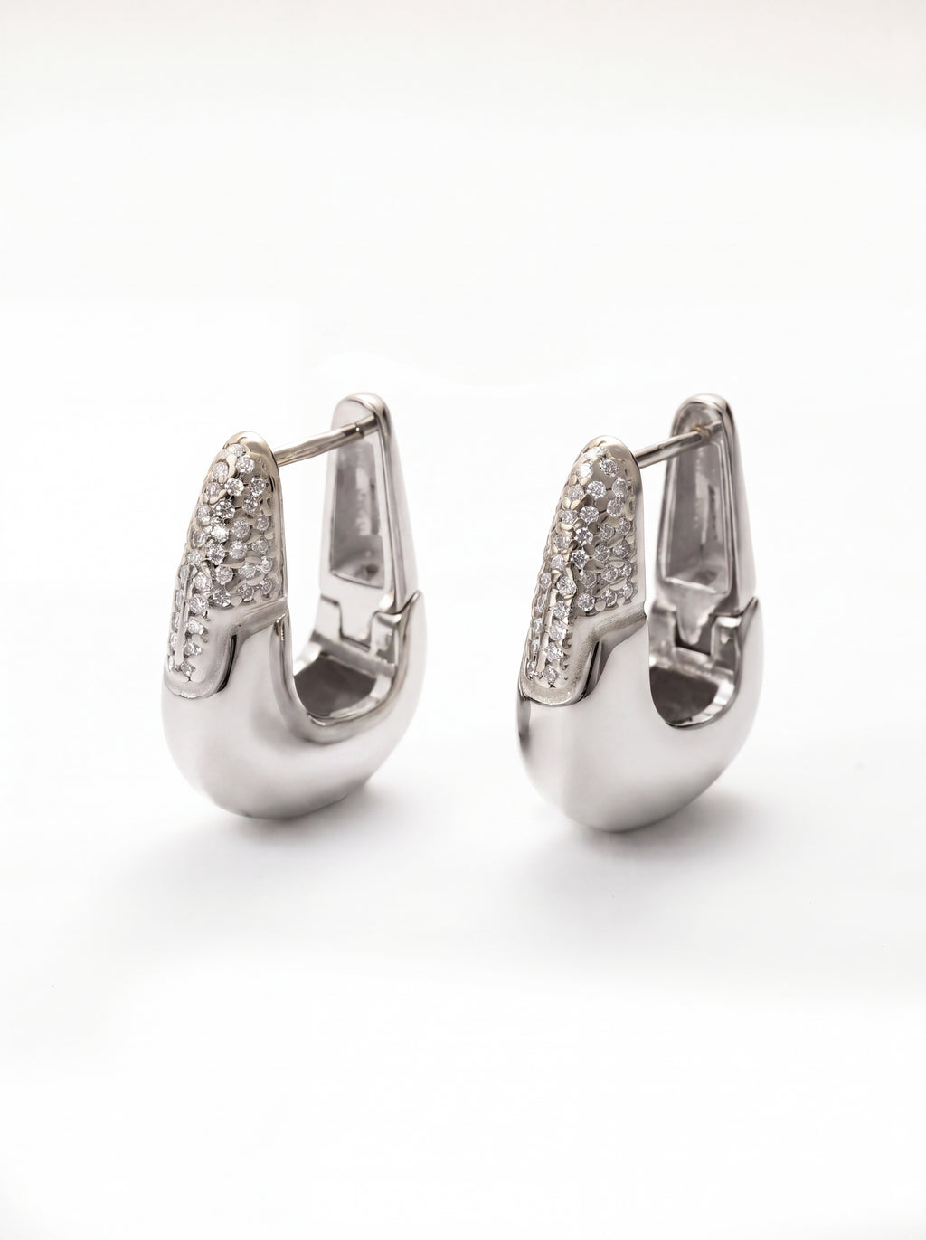 Fuse Silver Earrings