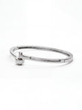 Lock Cuff Silver Bracelet