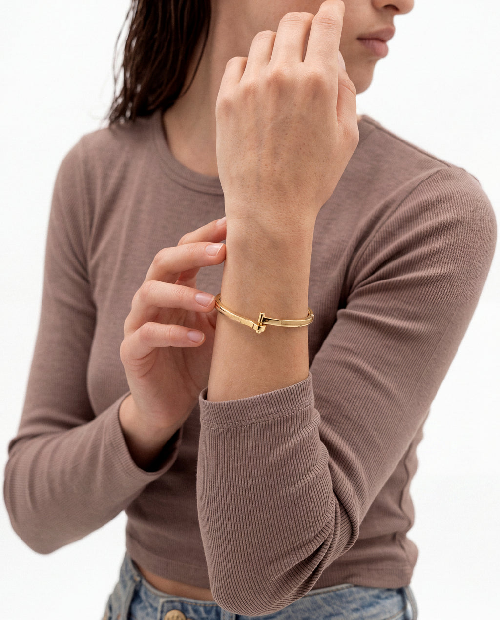 Lock Cuff Bracelet