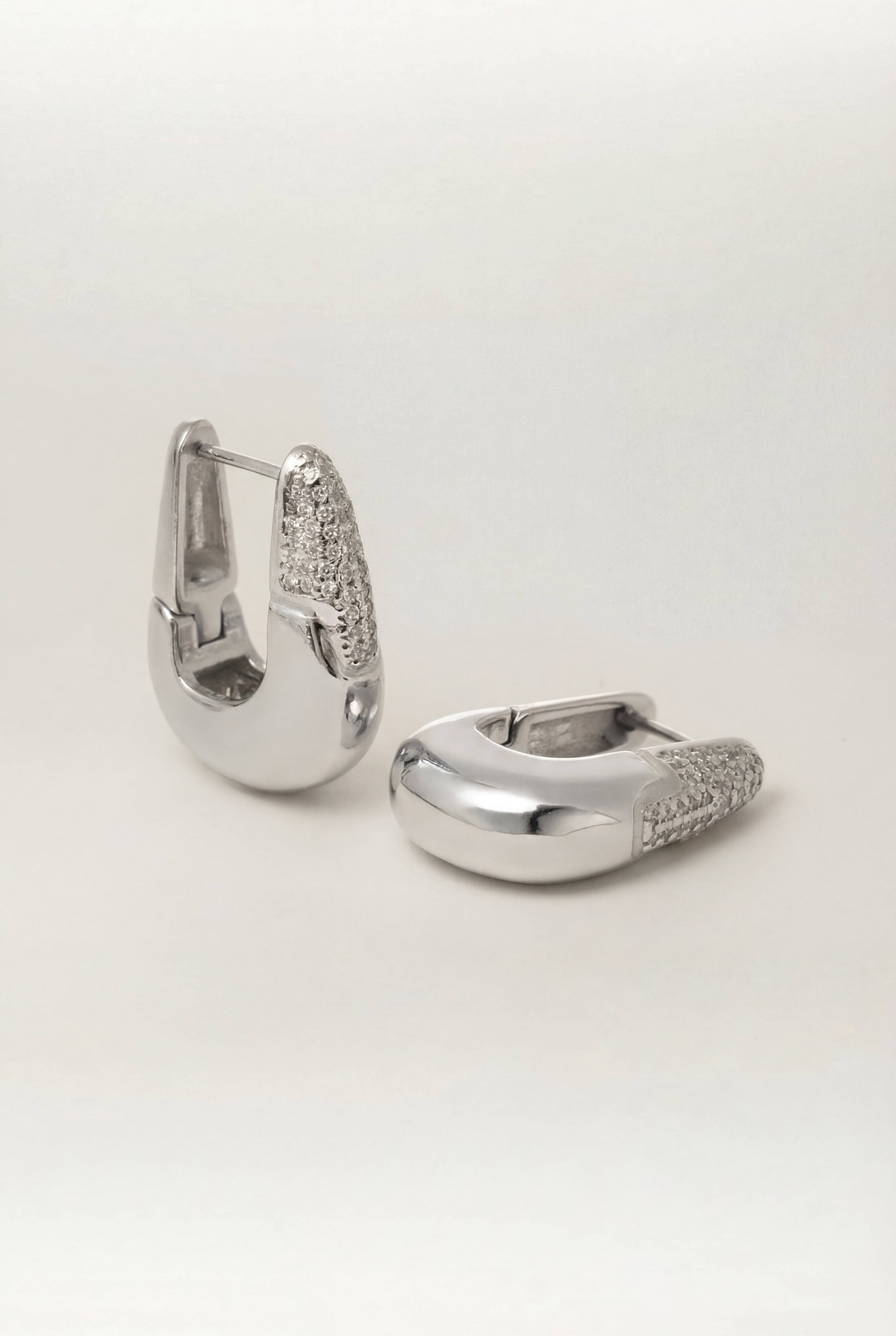 Fuse Silver Earrings