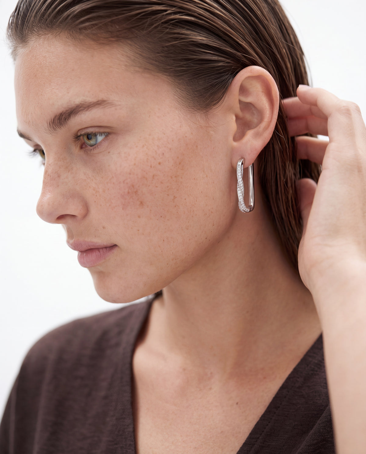 Interlace Silver Earrings