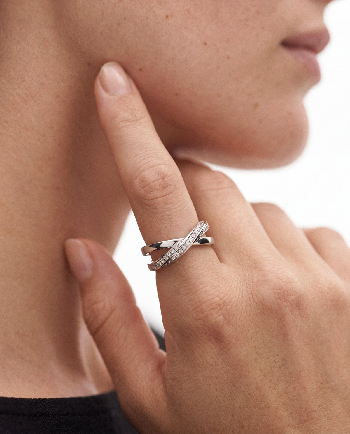Interlace Silver Ring
